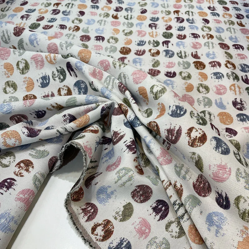 Tissu Jacquard, Coton - Métallisé, Respiro