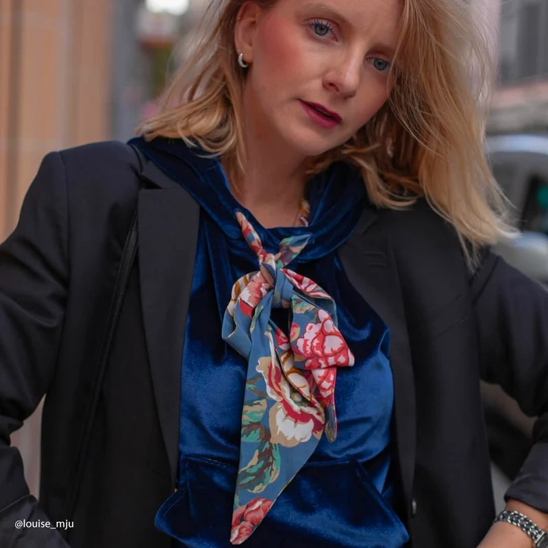 Tissu Maille Velours Stretch - Tetro
