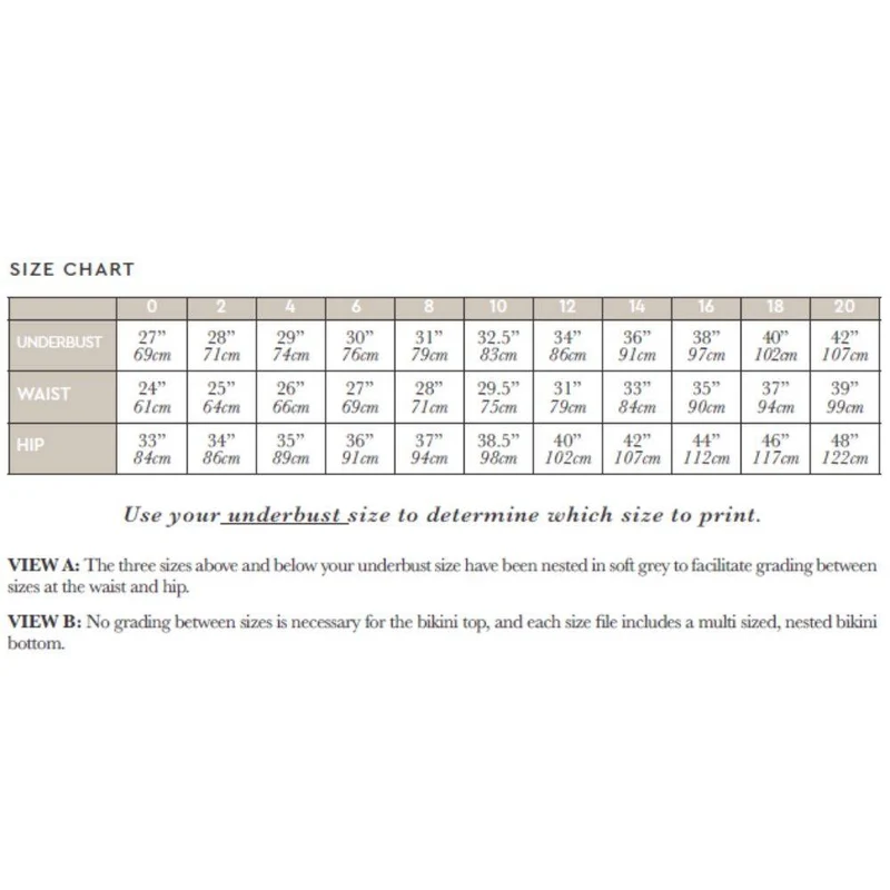 PATRON DE COUTURE PDF | Maillot de bain Sophie | Closet Core | BILINGUE (FR / EN)