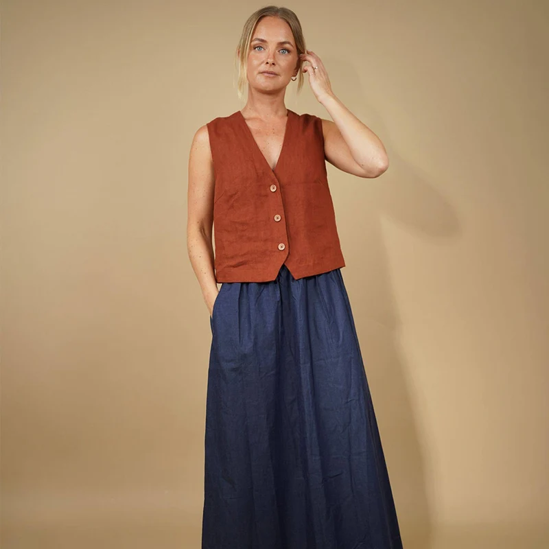 PATRON DE COUTURE PDF | Haut Style Gilet | Wardrobe By Me