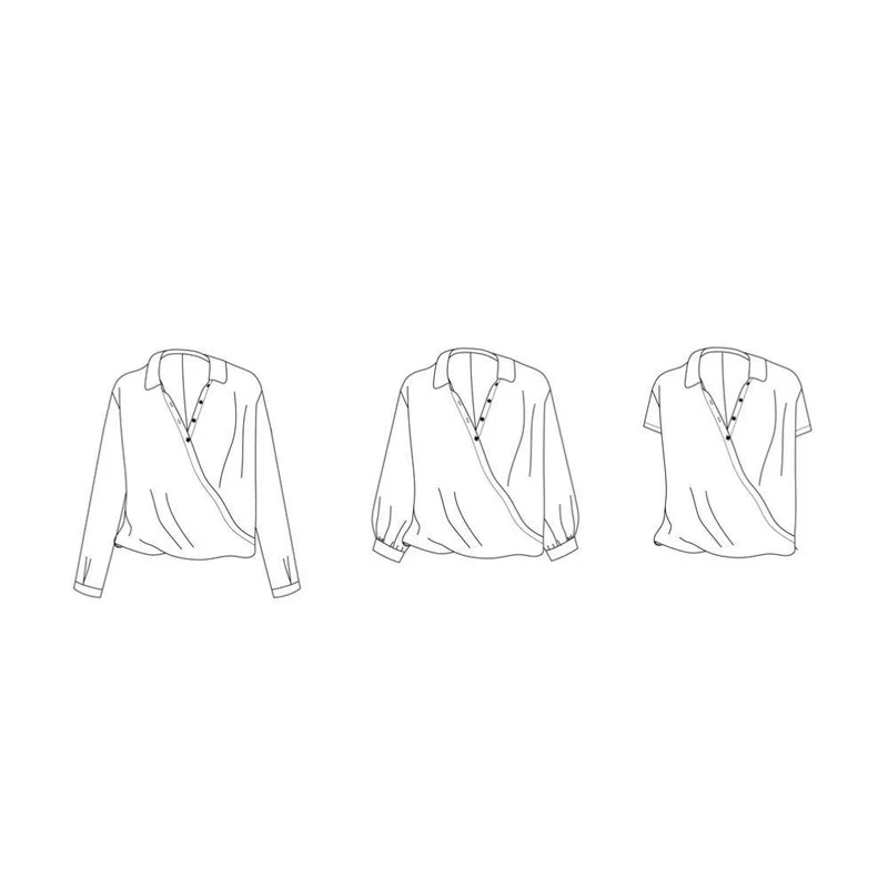 PATRON DE COUTURE PDF | Chemise Jane | Ready to Sew | TRILINGUE (EN / FR / ES)