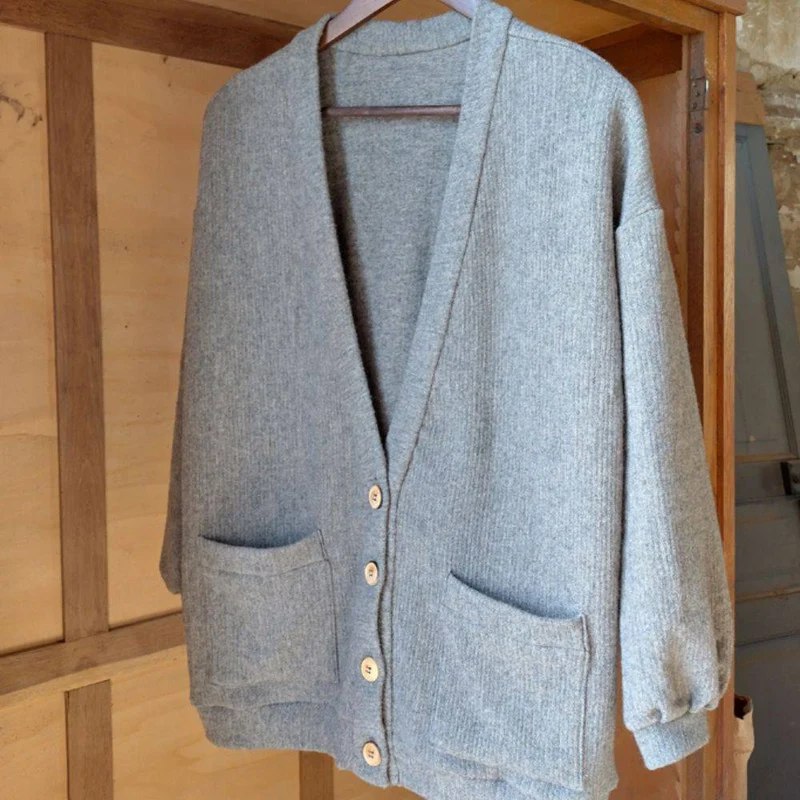 PATRON DE COUTURE PDF | Cardigan Jamie | Ready to Sew | TRILINGUE (EN / FR / ES)