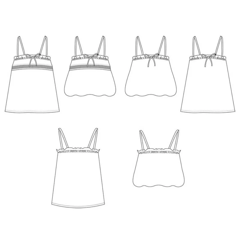 PATRON DE COUTURE PDF | Haut Holly | Ready to Sew | TRILINGUE (EN / FR / ES)