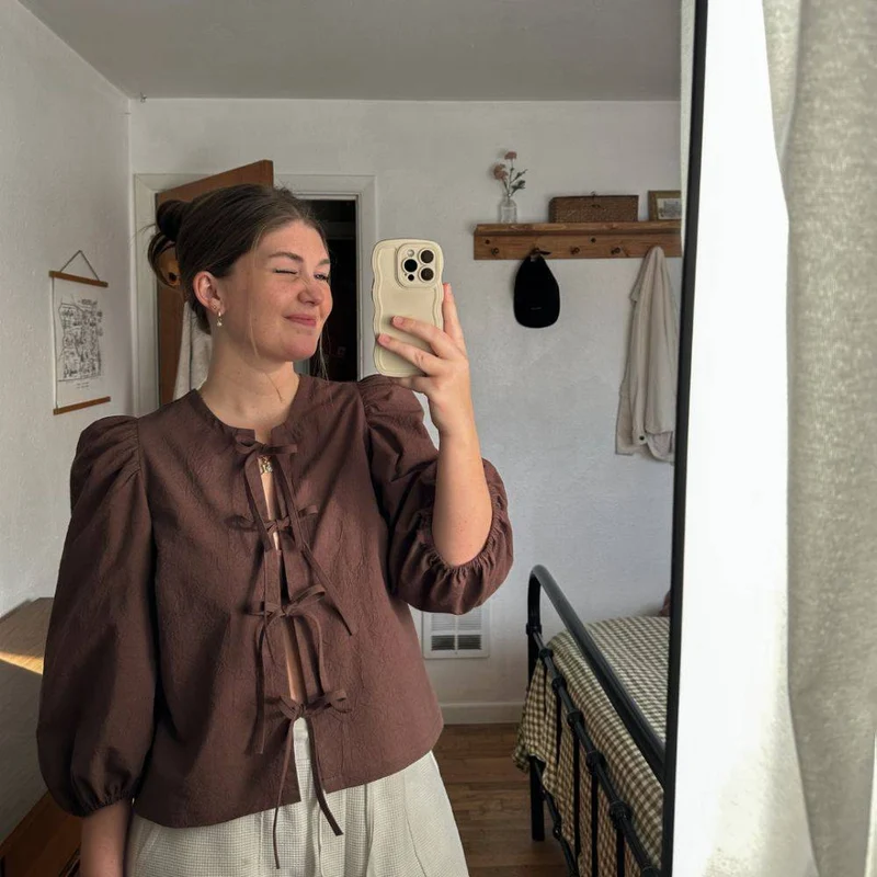 Patron de couture PDF | Haut et robe Syd à nouer | Syd Graham