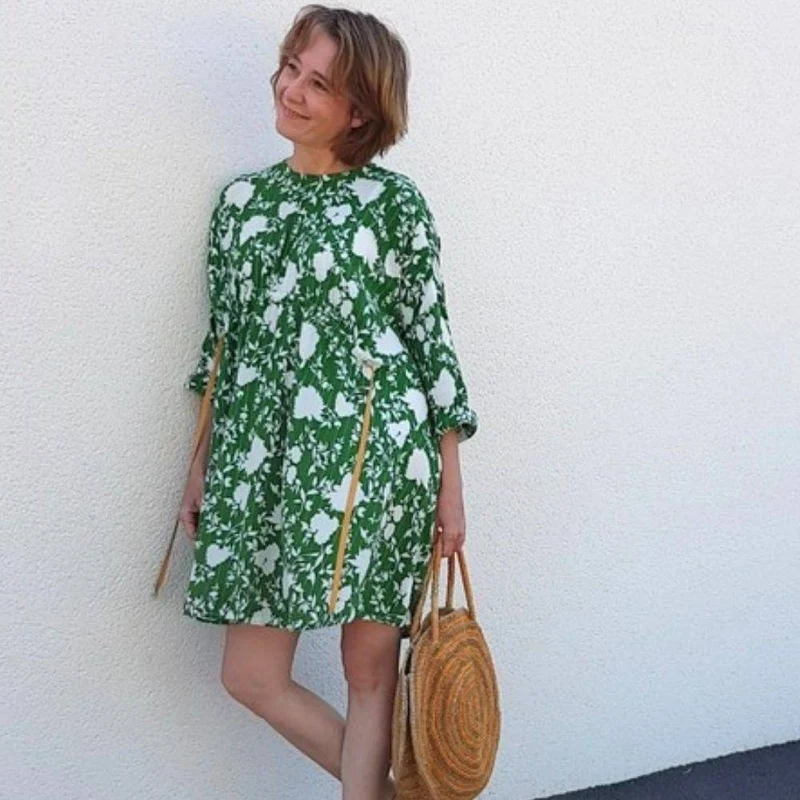 PATRON DE COUTURE PDF | Ensemble robe et haut Dunes | Dress Your Body | BILINGUE (FR/EN)