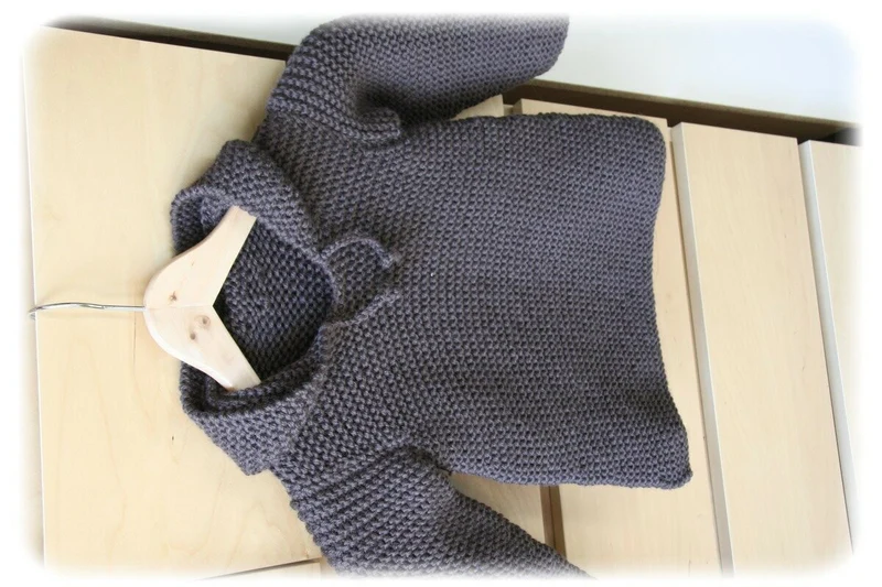Burnou (taille 2 ans) - Patron PDF