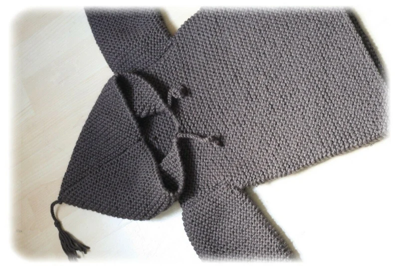 Burnou (taille 2 ans) - Patron PDF