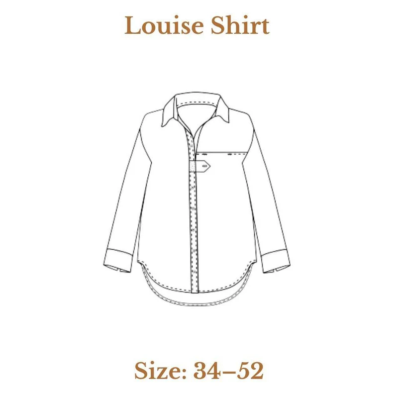 PATRON DE COUTURE PDF | Chemise Louise | Dress Your Body | BILINGUE (FR/EN)