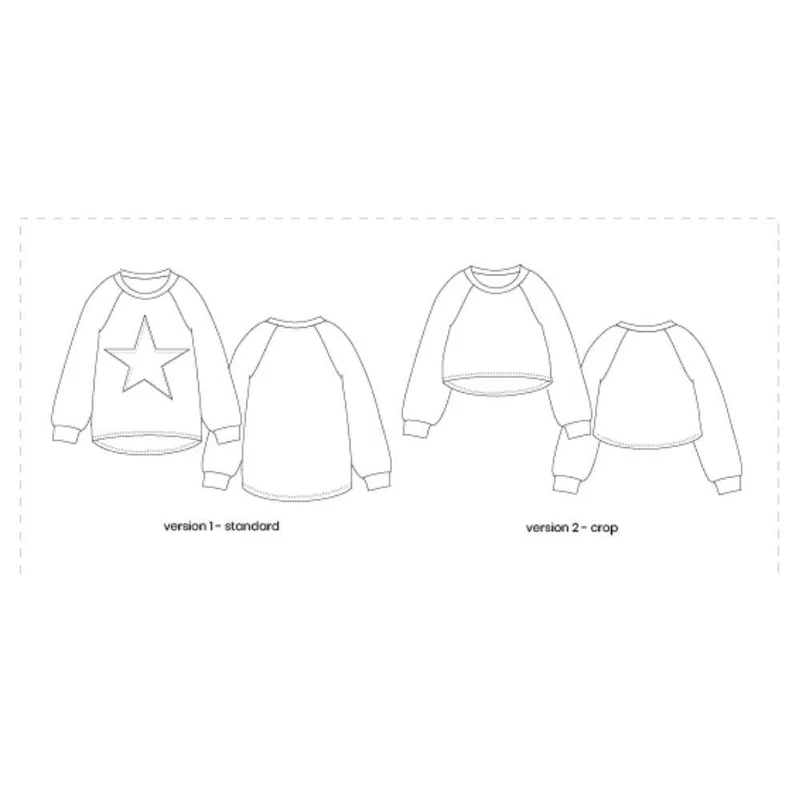 PATRON DE COUTURE PDF | Coton Ouaté Aspen pour enfant | Pattern Paper Scissors | UNISEXE