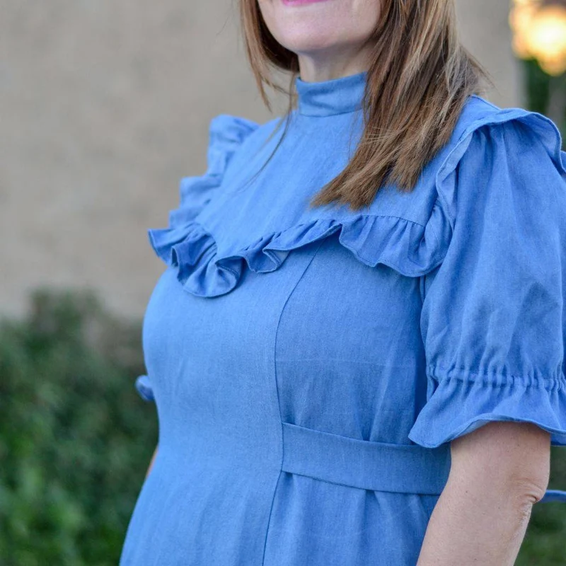 PATRON DE COUTURE PDF | Robe & Blouse Sorolla | Pauline Alice | TRILINGUE (FR/EN/ES)