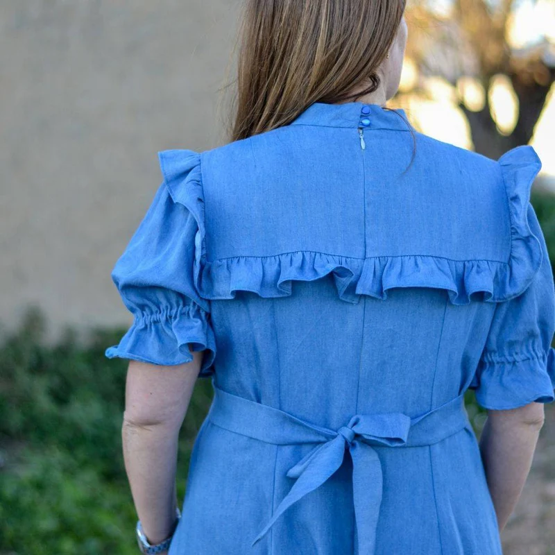 PATRON DE COUTURE PDF | Robe & Blouse Sorolla | Pauline Alice | TRILINGUE (FR/EN/ES)