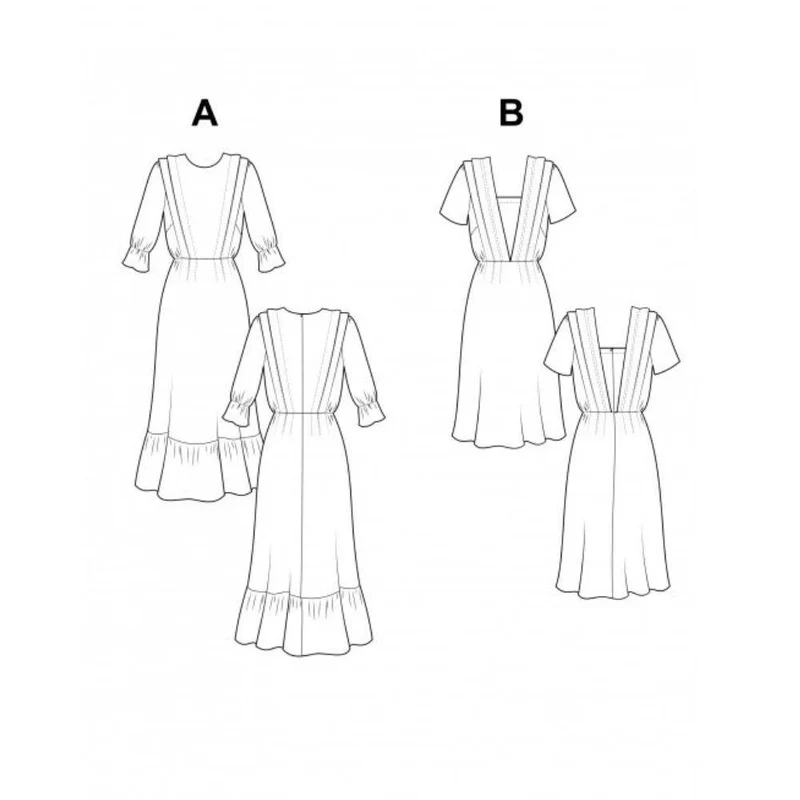 Patron de couture PDF | Robe Seda | Pauline Alice | TRILINGUE (EN/FR/ES)