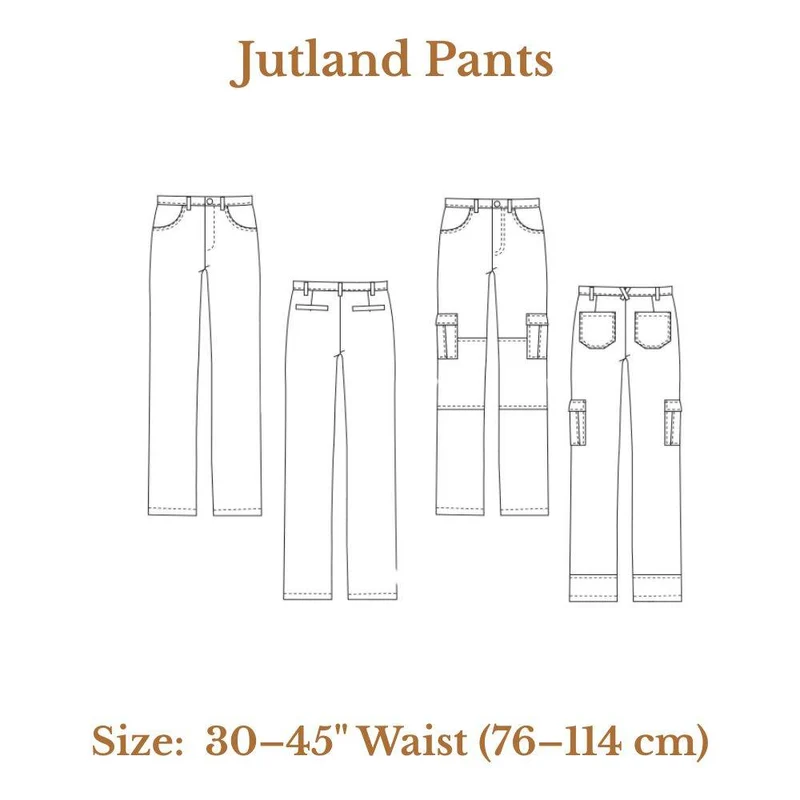 Patron de couture PDF | Pantalon Jutland | Thread Theory