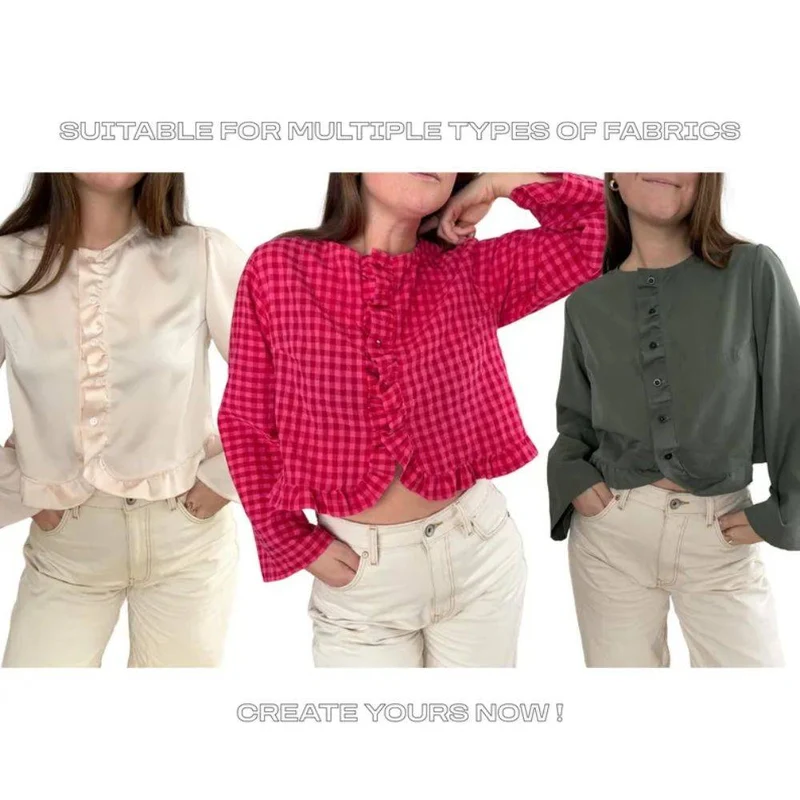 PATRON DE COUTURE PDF | Chemise courte SH002 | The Form Edit | BILINGUE (FR/EN)