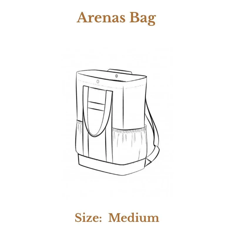 PATRON DE COUTURE PDF | Sac Arenas | Pauline Alice | TRILINGUE (FR/EN/ES)