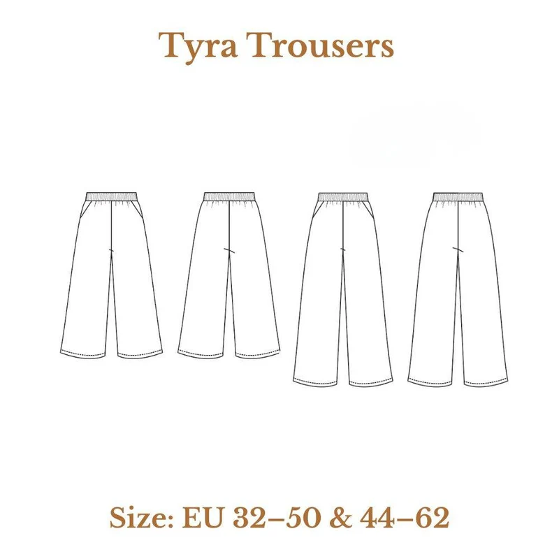Patron de couture PDF | Pantalon Tyra | Ploen Patterns