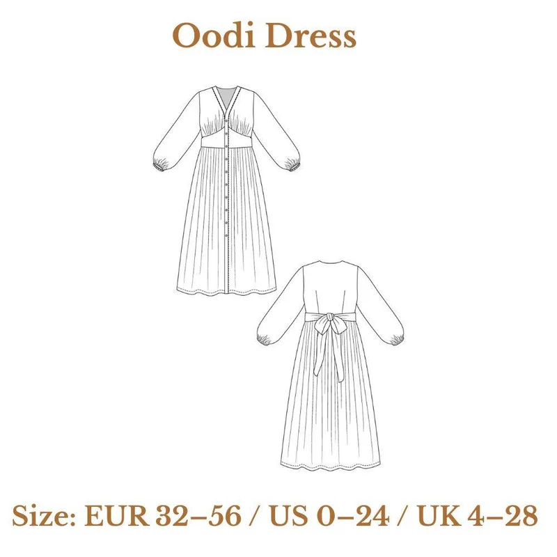 PATRON DE COUTURE PDF | Robe Oodi | Named Clothing