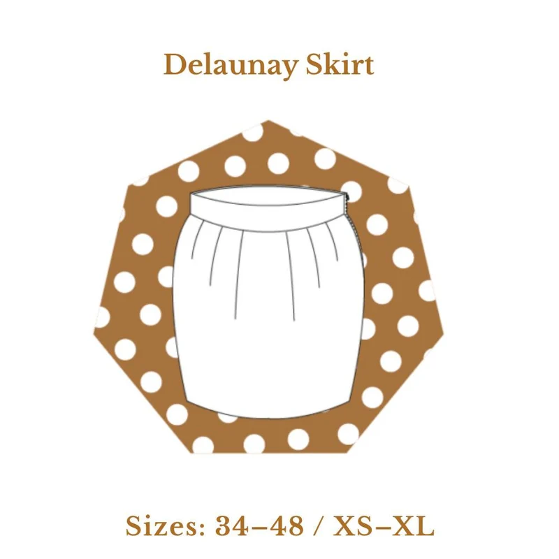 PATRON DE COUTURE PDF | Jupe Delaunay | Les Patronnes | BILINGUE (FR/EN)