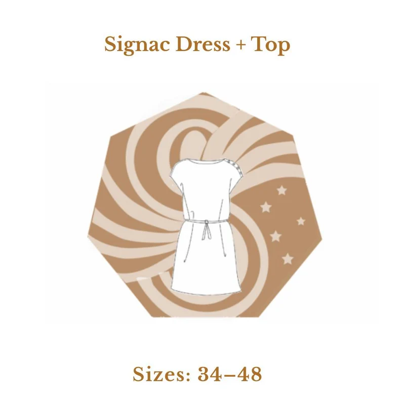 PATRON DE COUTURE PDF | Robe + Haut Signac | Les Patronnes | FRANÇAIS SEULEMENT