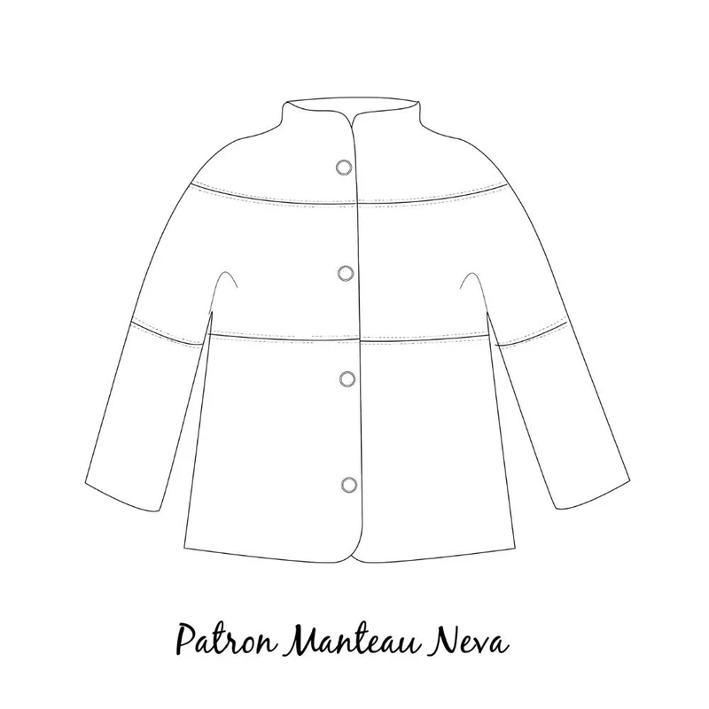 PATRON DE COUTURE PDF | Manteau Neva | Les Patronnes | FRANÇAIS SEULEMENT