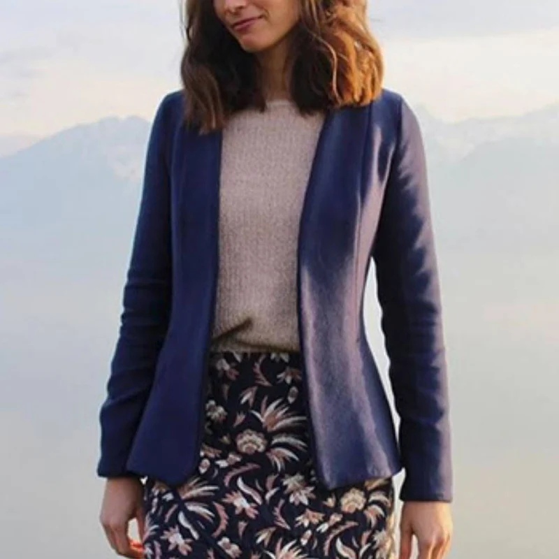 PATRON DE COUTURE PDF | Veste tailleur Ginger | Les Patronnes | FRANÇAIS SEULEMENT