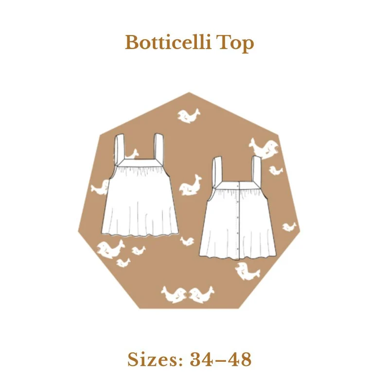 PATRON DE COUTURE PDF | Haut Botticelli | Les Patronnes | FRANÇAIS SEULEMENT