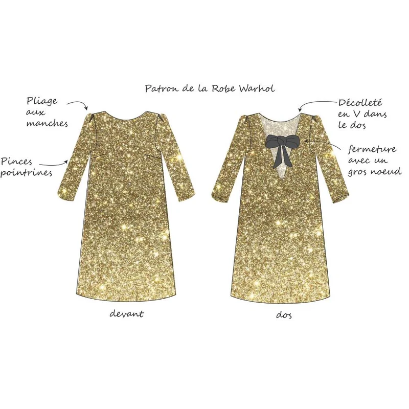 PATRON DE COUTURE PDF | Robe Warhol | Les Patronnes | FRANÇAIS SEULEMENT