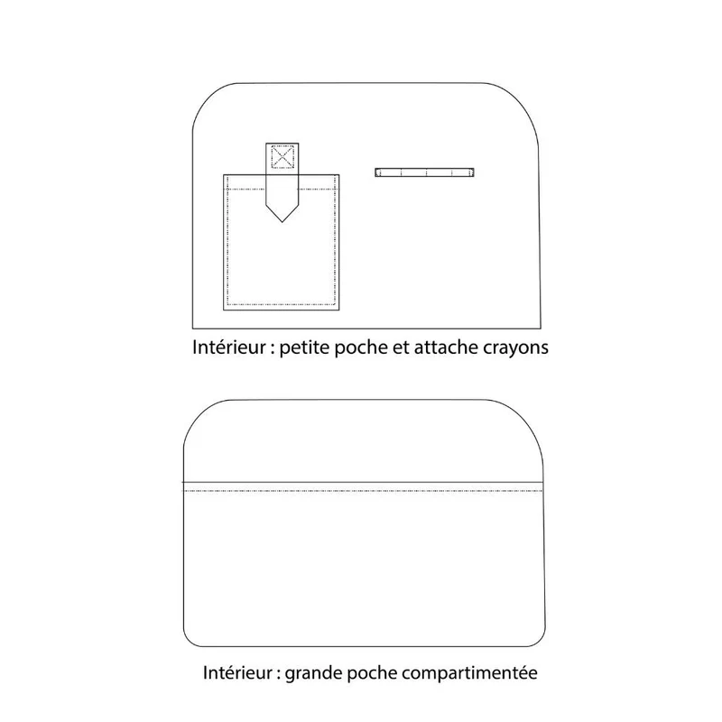 PATRON DE COUTURE PDF | Housse pour ordinateur | Les Patronnes | FORMAT A4 SEULEMENT | FRANÇAIS SEULEMENT