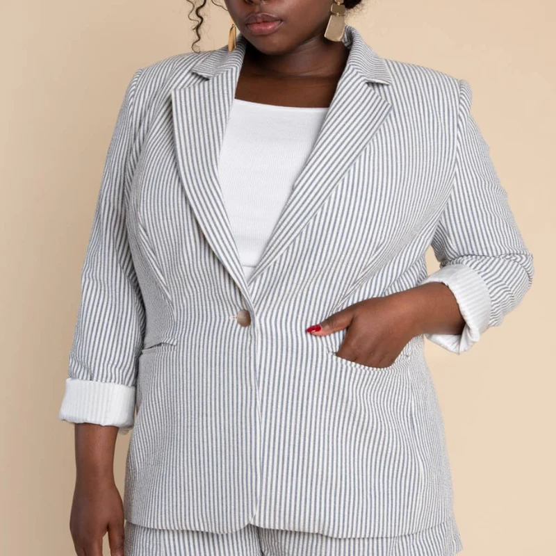 PATRON DE COUTURE PDF | Blazer Jasika | Closet Core | BILINGUE (FR/EN)