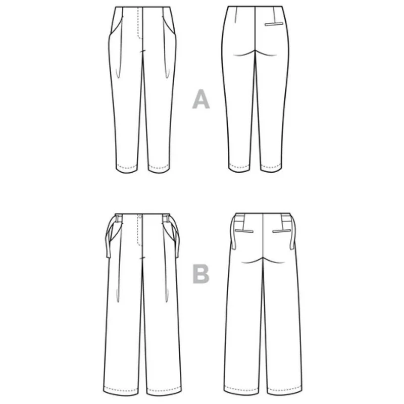 PATRON DE COUTURE PDF | Pantalon Mitchell | Closet Core | BILINGUE (FR/EN)