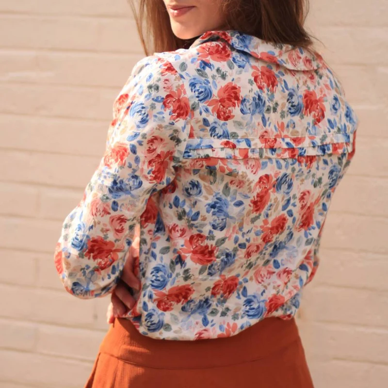 PATRON DE COUTURE PDF | Chemise Linoa | Cha’Coud | FRANÇAIS SEULEMENT