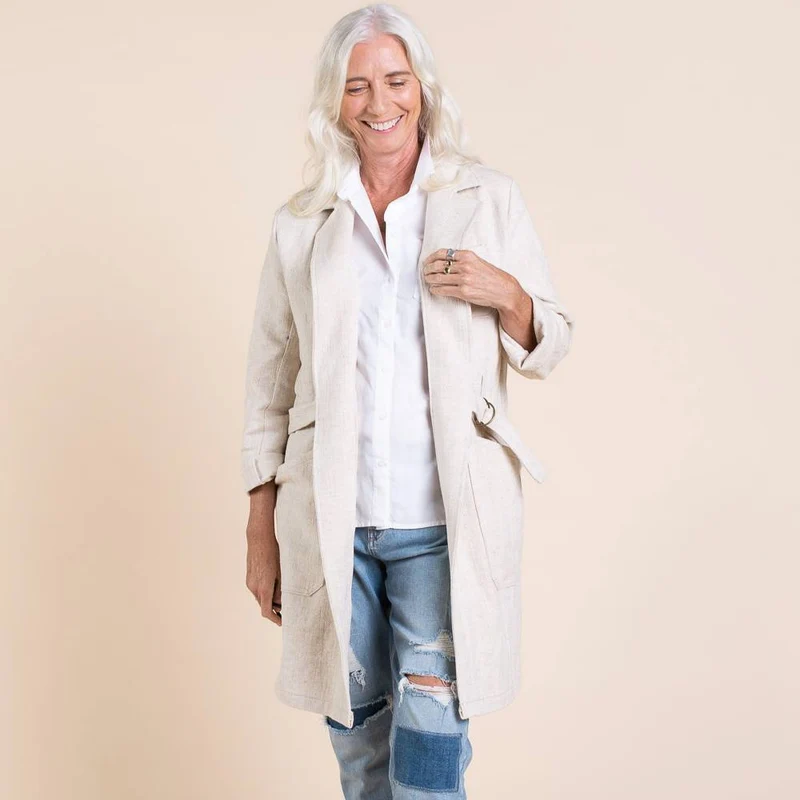 PATRON DE COUTURE PDF | Veste Sienna Maker | Closet Core | BILINGUE (FR/EN)