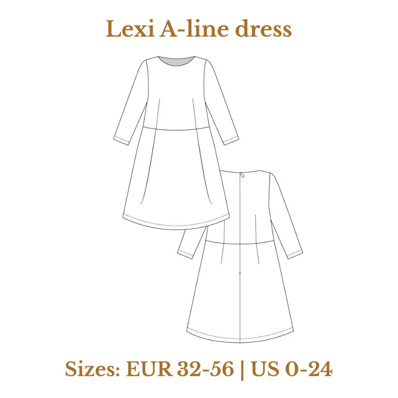 PATRON DE COUTURE PDF | Robe Lexi | Named Clothing
