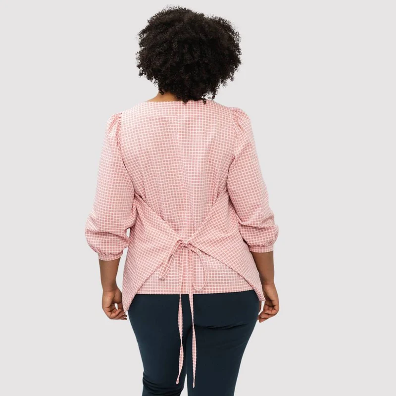 PATRON DE COUTURE PDF | Robe portefeuille, robe chasuble et blouse Lilja | Named Clothing