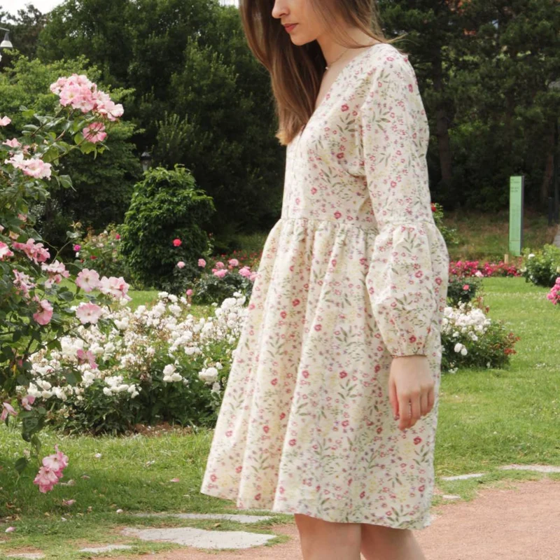 PATRON DE COUTURE PDF | Robe Méline | Cha’Coud | FRANÇAIS SEULEMENT