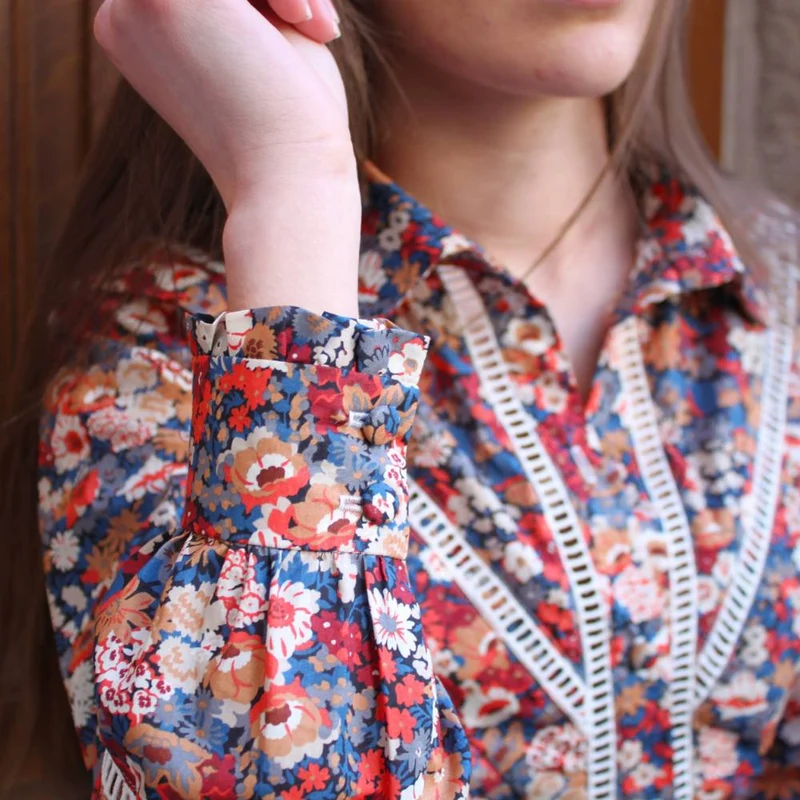 PATRON DE COUTURE PDF | Chemise Sirine | Cha’coud | BILINGUE (FR/EN)