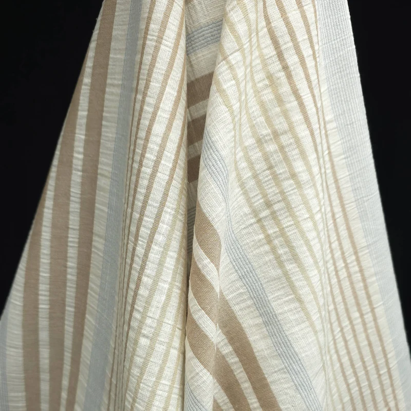 Coton froissé | Rayures Panama | Katia Fabrics