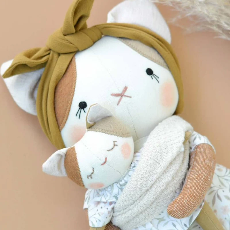 PATRON DE COUTURE PDF | Famille de poupées chats | Mes Petites Lunes