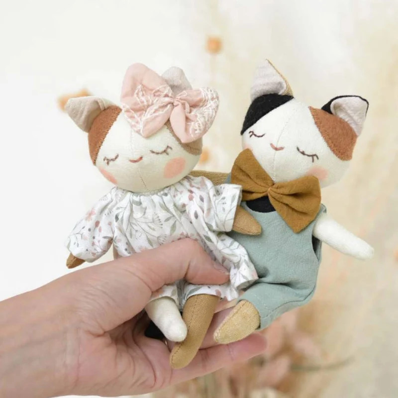 PATRON DE COUTURE PDF | Famille de poupées chats | Mes Petites Lunes
