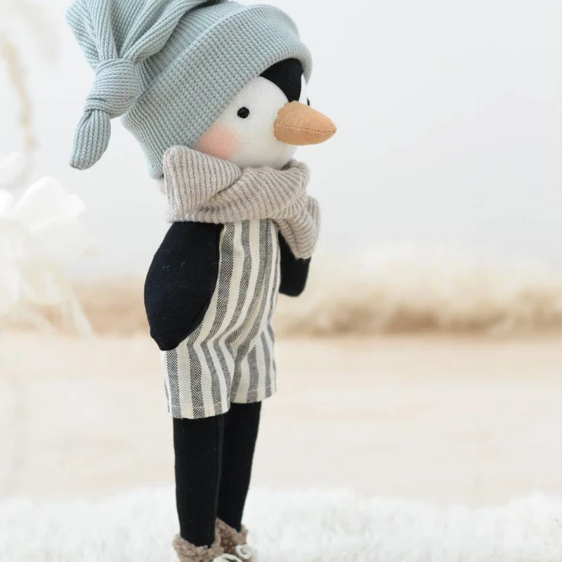 Patron de couture PDF | Poupée Pingouin | Mes Petites Lunes
