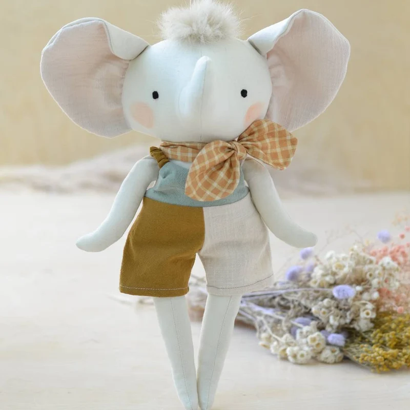 Patron de couture PDF | Poupée éléphant | Mes Petites Lunes