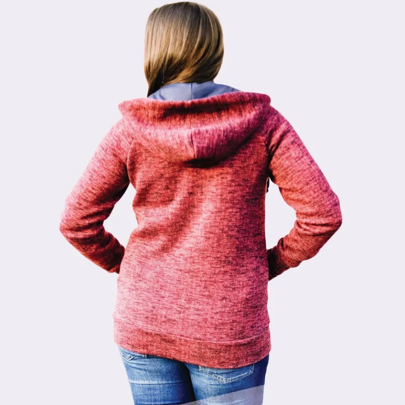Patron de couture PDF | Coton ouaté raglan zippé Journey | SINCLAIR