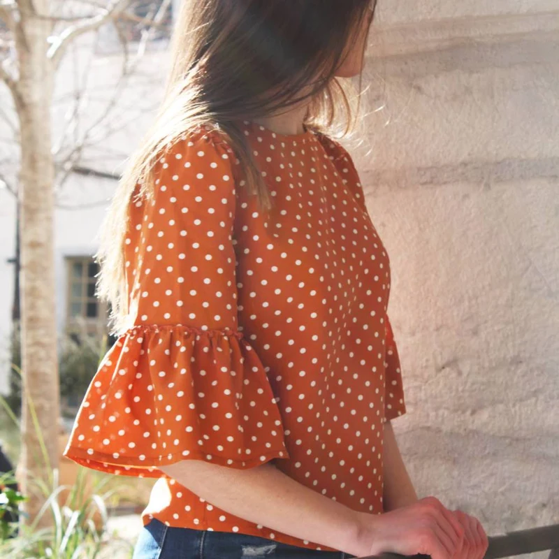 PATRON DE COUTURE PDF | Blouse Zora | Cha’Coud | FRANÇAIS SEULEMENT