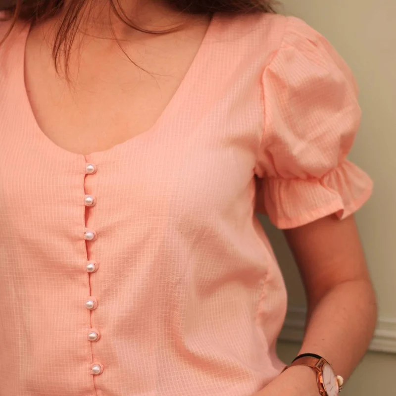 PATRON DE COUTURE PDF | Haut Armelle | Cha’Coud | FRANÇAIS UNIQUEMENT