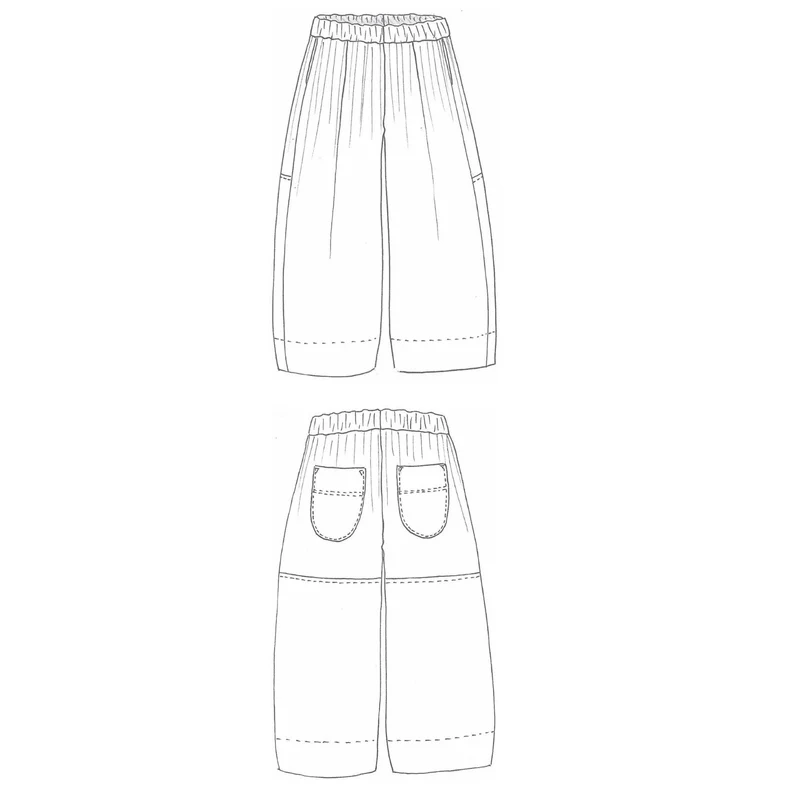 PATRON DE COUTURE PDF | Pantalon & Jupe ZW Block | Birgitta Helmersson | FORMAT A4 UNIQUEMENT
