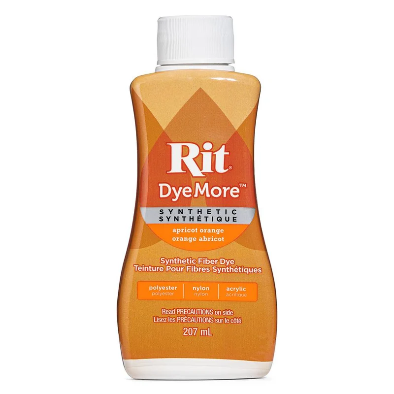 Rit DyeMore - Teinture pour Tissus Synthétiques | Orange Apricot | 207 ml (7 oz)