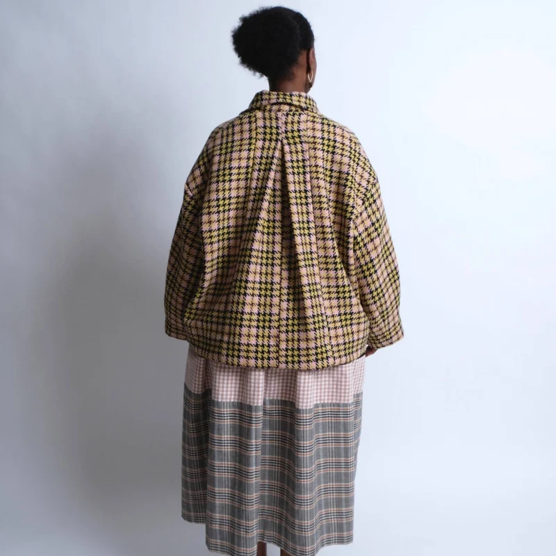 PATRON DE COUTURE PDF | Veste cloche zéro déchet | Birgitta Helmersson | A4 SEULEMENT