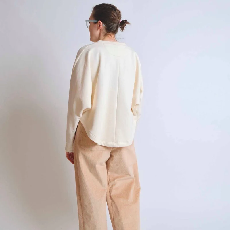PATRON DE COUTURE PDF | Pull zéro déchet | Birgitta Helmersson | A4 SEULEMENT