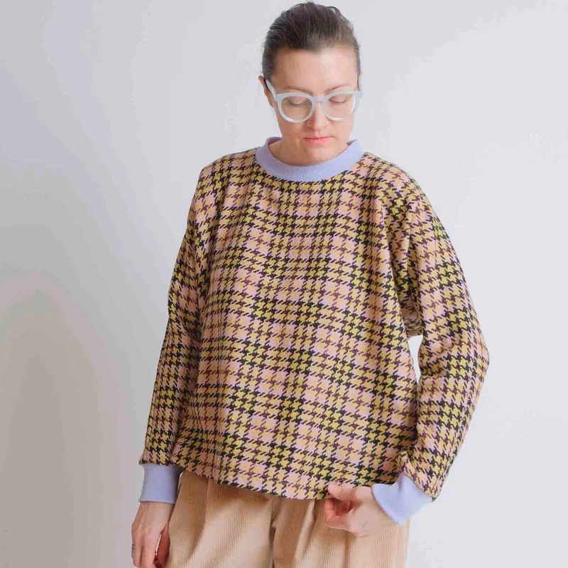 PATRON DE COUTURE PDF | Pull zéro déchet | Birgitta Helmersson | A4 SEULEMENT