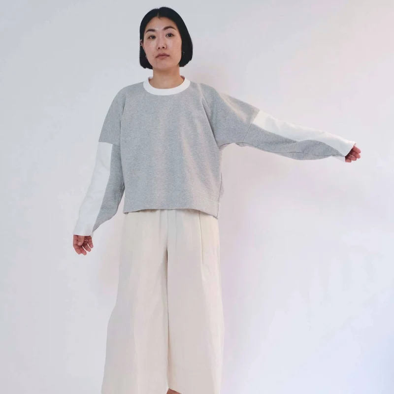 PATRON DE COUTURE PDF | Pull zéro déchet | Birgitta Helmersson | A4 SEULEMENT